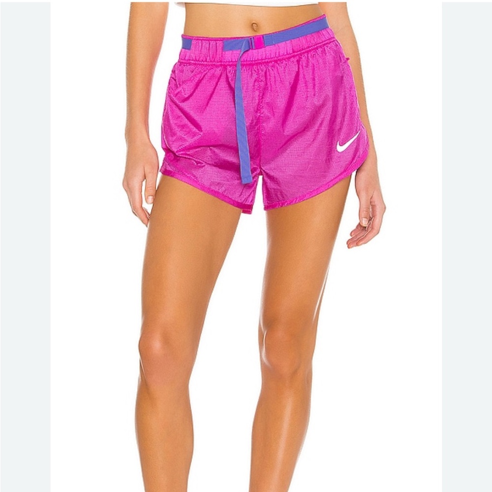 Nike Icon Clash Get Outside Fire Pink & Sapphire Running Windbreaker Shorts XS
